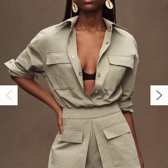 Anthropologie Other - Anthropologie Mare Mara Skort Utility Romper